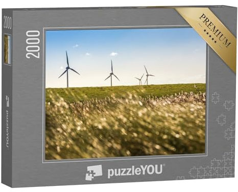puzzleYOU: Puzzle 2000 Teile „Windräder an der Küste der Ostseeinsel Fehmarn“ – aus der Puzzle-Kollektion Fehmarn