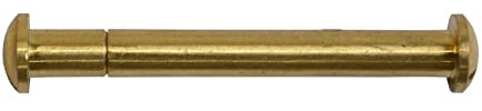 Ersatzteile Teakmöbel Ersatzschraube Messing Hülsenschraube 89-mm 3-teilig