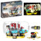 Under the Baubles Pirate Ship in a Bottle with LED Light Toy Building Sets for Adults (924 Pcs), Unique Home Decor, for Him Her Women, Men, Boys and Girls