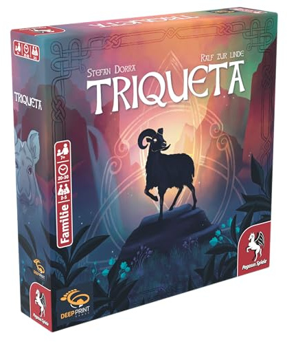 Pegasus Spiele 57810G Triqueta (djupa tryckspel) brädspel