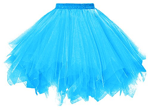 Dressever Damen 50er Rockabilly Petticoat Retro Tüllrock | Ballet Cosplay Prom Abendkleider Anlass;Tanz Tüllrock;Halloween Tüll-Rock;Karnevalskostüm