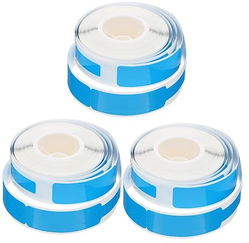 SHINEOFI 3rotoli Etichette Termiche Per Cavi Adesive Impermeabili e Facili Da Usare Per Identificazione Cavi Elettrici e Rete Confezione Da Design Semplice e Pratico
