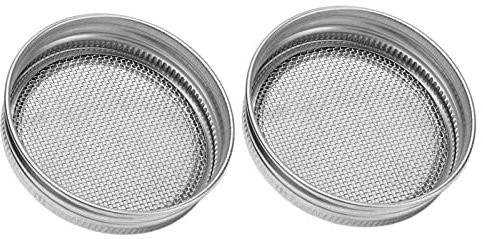 Coperchio per Barattolo per Conserve Barattoli per Bocca Coperchio per Germinazione Accessorio per Germogliatore Coperchi Filtro Barattolo di Vetro Normale per Filtro per