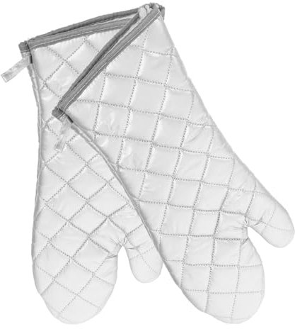 Ciieeo 2pcs Insulated Oven Gloves Baking Heat Protection Kitchen Oven Mitts Safe Mittens for Cooking