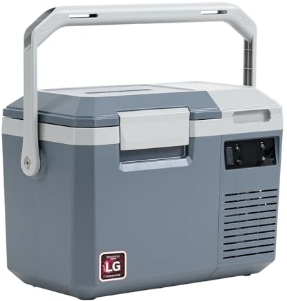 Alpicool LGMP8 8L Glaciere Portable Réfrigérateur Voiture Camping Congélateur 12/24V Mini Frigo pour Maison, Bureau ou Pique-Nique en Plein Air/ -20 à 20℃(Batterie non incluse)