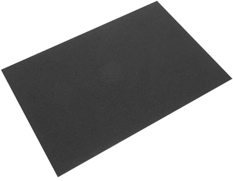 Warmhm Thickened Graphite Carbon Felt Pad Welding Blanket High Temperature Resistant Fireproof Heat Insulation Soft Flexible Protective Felt for Welders