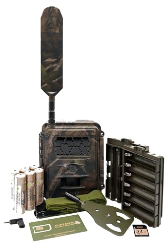 SEISSIGER Base-Cam LTE SUPERSIM-Edition, Wildkamera - Überwachungskamera, Jäger, Outdoor
