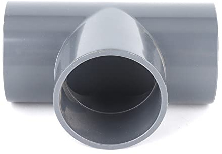 Connettore per tubo a 3 vie Adattatore per tubo dell'acqua in PVC Raccordo a T G1 1/2 ad alta resistenza per serra da giardino Irrigazione agricola Acquacoltura marina Piscine