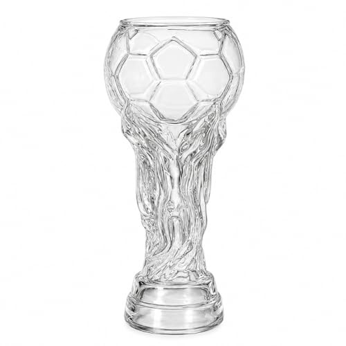 Peelanmall Veteölglas världsmästerskap, 350/450/600/800/850 ml ölglas, glas som fantastisk öl present till öl, cocktails, alkoholfria drycker, fotbollsfester (600 ml)
