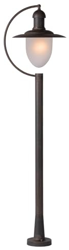 LUCIDE ARUBA - Mastleuchte - Ø 25 cm - 1xE27 - IP44 - Rostfarbe