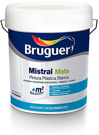 BRUGUER Pintura PLÁSTICA EXT-INT Mistral 15 L