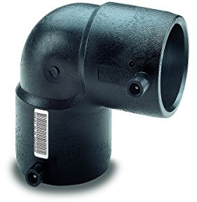 Elektroschweiß-Winkel 90° Ø50 mm (DN50) – PE100/PE100-RC, DVGW, Gas, Trinkwasser & Geothermie