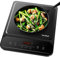 VonShef Single Induction Hob – 2000W Portable Induction Cooker w/LED Touch Display, 3 Hour Timer, 10 Heat Settings 60-240°C, Safety Lock - Black