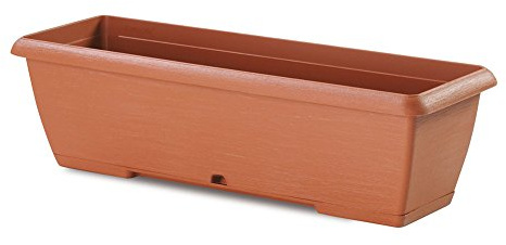 CASSETTA TERRAE 50 CM CON SOTTOCASSETTA COLORE TERRACOTTA
