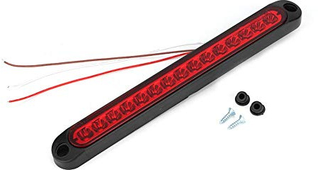 aqxreight Rear Light 10 30V 15LEDs Rear Light Trailer High Brake Lamp Turn for Truck Trailer Lights Tail Lights for Trailer [Red]