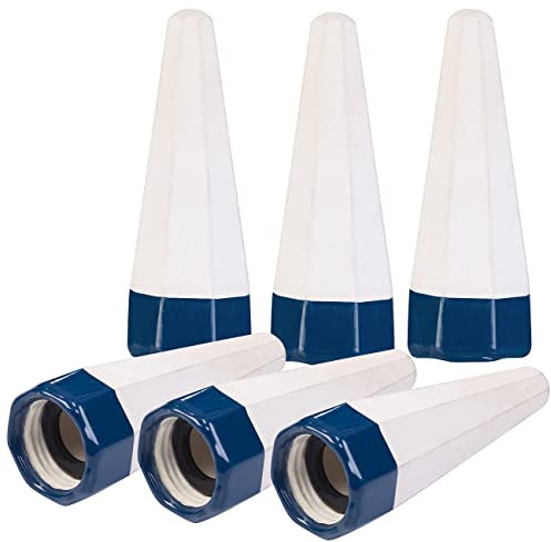 Royal Gardineer Bewässerungskegel: 6er-Set Tonspitzen-Pflanzenbewässerung-System für PET-Flaschen (Tonkegel Bewässerung, Tonkegel Bewässerung Pet-Flasche, Spitzer)