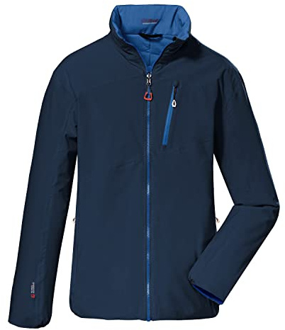 Killtec Men's Chaqueta softshell/chaqueta reversible, plegable KOW 88 MN JCKT, dark petrol, 3XL, 38578-000