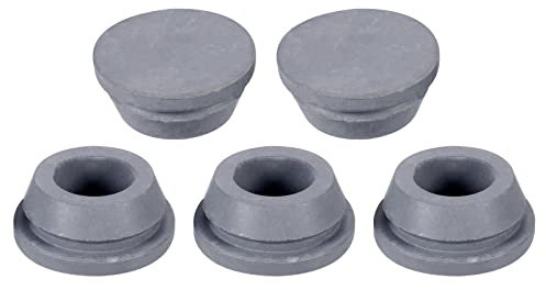 sourcing map Air Conditioner Drain Stoppers 20mm Rubber Plug Replacement Part Accessories for Mini-Split Window AC, Grey Pack of 5