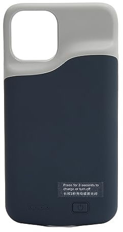 PenRux I11 Pro Akkuhülle, 5,8 Zoll 6000 MAh, Tragbare Schutzhülle mit Kabelloser Aufladung, Akku-Ladehülle, Schützende Powerbank-Backup-Abdeckung für iPhone 11 Pro (Blau)