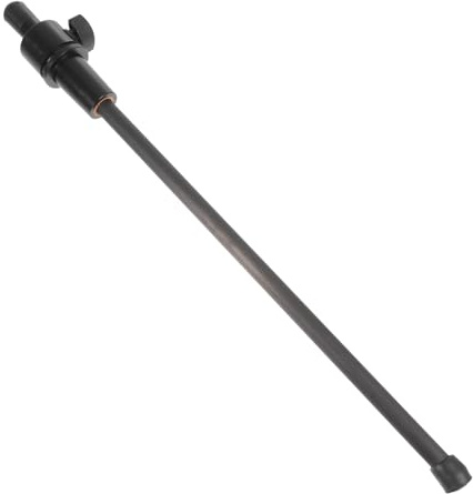Kohlefaser Endstift für Kontrabass, Schwarz, Basszubehör | Robuster Stützfuß für Doppelbass, 1 Stück, für Anfänger und Profis, Präzises Zubehör