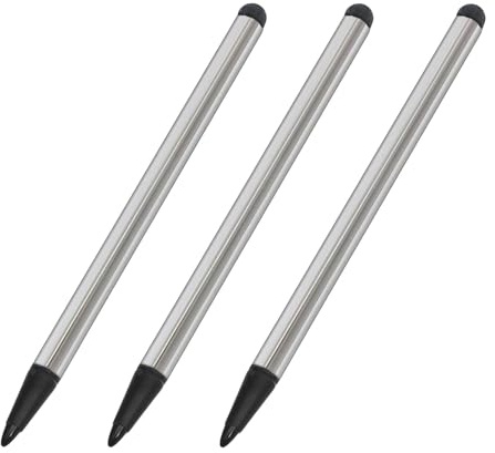 Eingabestift für Tablet – Eingabestift für Handy-Touchscreen, GPS-Stift für E-Book, Eingabestift für Resistivbildschirm, Tablet-Computer, Multifunktionsstift (3 Stück), Po-Stift