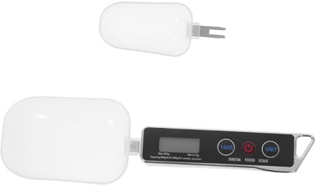 Alipis Cuchara Medidora Electrónica Alta Precisión Báscula Digital Cocina Portátil con Pantalla LCD Fácil Lectura para Pesaje Preciso Ingredientes Hornear Cocinar