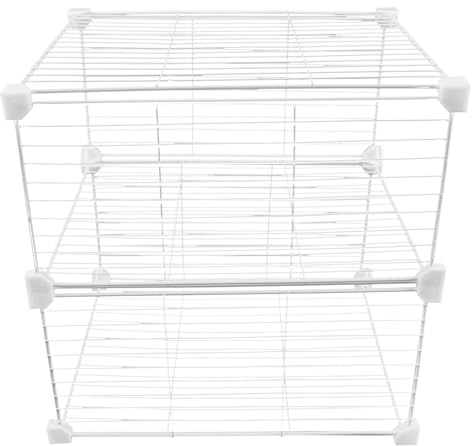 Hoement Organizador de Congelador con Separadores de Alambre Metálico Cesta Divisoria para Congelador Vertical y Arcón Estante Separador Resistente para Almacenamiento de Mariscos y