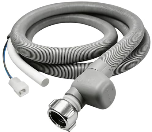 Manguera Aquastop de entrada universal para lavavajillas y lavadora Miele de 1,85 m, manguera de agua con Aquastop para lavavajillas y lavadora Miele, manguera de entrada para lavavajillas con