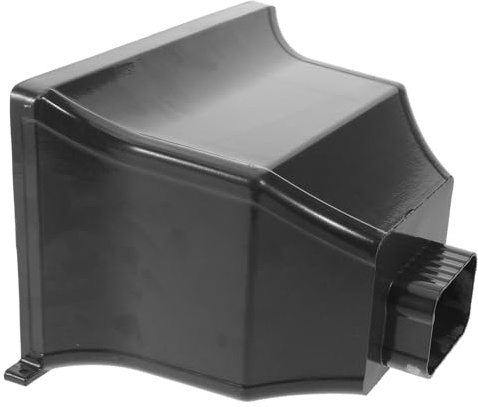 DOITOOL Deviatore Curvo per Acqua Piovana in Lega di Alluminio Connettore per Pluviale Esterno Scarico per Grondaia e Impianto di Drenaggio per Giardino e Tetto