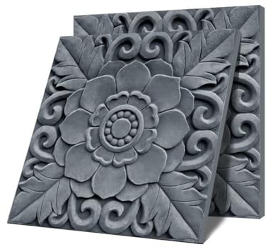Stampo Cemento Finitrice Stampi Cemento Esagonale Giardino Decorativo Calcestruzzo Mattoni Stepping Stone Backyard Decor Path Maker Passerella Passeggiata Pavimentazione(40cm x 40cm x 6cm)