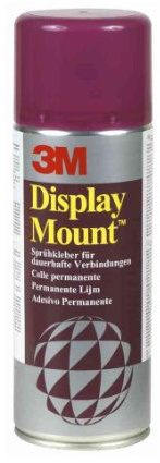 3M - Scotch colle aérosol Display Mount, 400 ml collant polystyrène, carton, textile, plastique