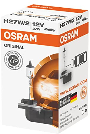 Osram 881 Original H27W/2 12 V 1er Faltschachtel | Kompatibel mit: CHEVROLET AVEO Schrägheck, AVEO Stufenheck, HYUNDAI ACCENT IV, ACCENT IV Stufenheck, GENESIS Coupe, H-1 Cargo