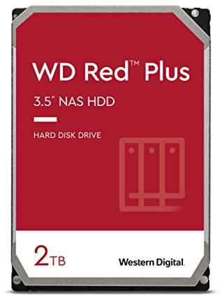 WD Red 2TB 3.5 Inch NAS Internal Hard Drive - 5400 RPM - WD20EFRX