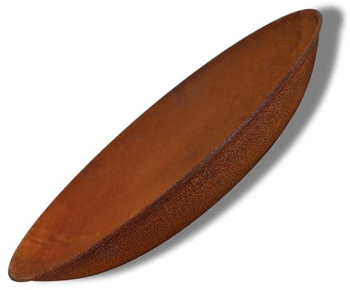 Rostisk växtskål i metall vintage – Ø 47 cm – handgjord dekorativ rostskål för plantering – hållbar och väderbeständig – högkvalitativ trädgårdsdekoration för trädgård, balkong, terrass