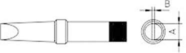 Weller 4PTC7-1 Lötspitze PT-Reihe, Meißelförmig, 3.2mm x 0.8mm, 370 °C