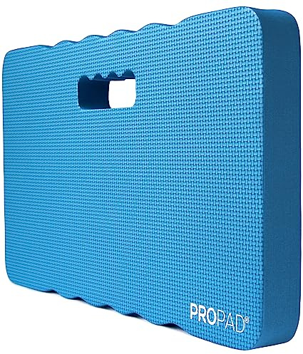 Thick Kneeling Pad, Garden Kneeler for Gardening, Bath Kneeler for Baby Bath, Kneeling Mat for Exercise & Yoga, Knee Pad for Work, Floor Foam Pad, Extra Large (XL) 18 x 11 x 1.5 Inches, Blue