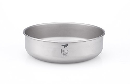 Keith Bol de camping en titane 300 ml ~ 900 ml (800 ml)