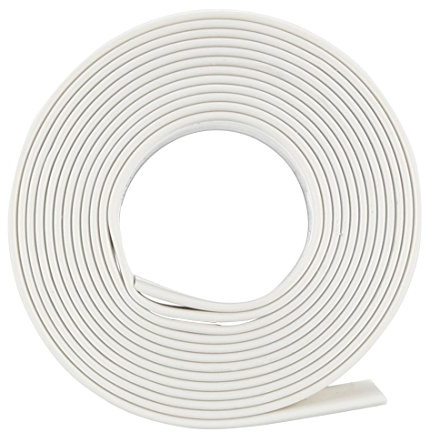 sourcing map Heat Shrink Tubing 25mm Flat Width 1m 2:1 Heat Shrink Tube Wire Wrap White