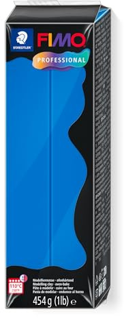 STAEDTLER 8041-300 ST Pasta de modelar de endurecimiento al horno, Color reinblau, 454 g