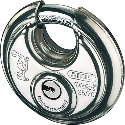 ABUS Vorhangschloss Diskus 25/70 Lock-Tag Edelstahl
