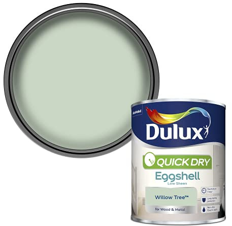 Dulux 5358169 Quick Dry Eggshell Paint - Willow Tree - 750ML