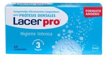 Detergente per protesi dentali con ossigeno attivo LACER Pro 64 pz