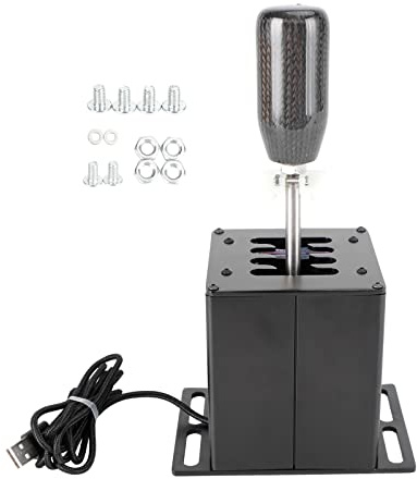 7+R USB Simulator Shifter PC H växelspak för Logitech G29 G920 ratt PC svart [videospel]