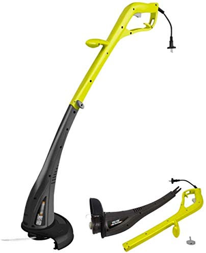 ATAAY Cortacéspedes rotativos Cortacésped eléctrico, triturador de Malas Hierbas Ligero, cortacésped Potente, Mango Ajustable, cortacésped de 400 W, jardín. GINOLEI