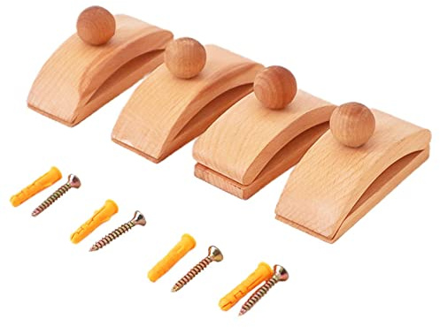 4 Stück Quilt-Aufhänger, Wandteppich und Holzteppich Set - Hänge-System Zum Ausstellen Von Steppdecken, Teppichen, Faserkunst und Mehr