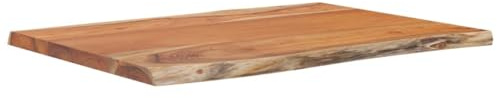 vidaXL Tischplatte 50x40x2,5 cm Rechteckig Massivholz Akazie Baumkante