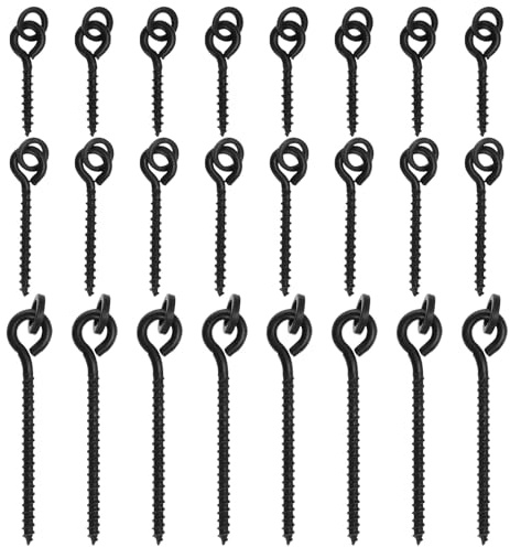EMSea 60-teiliges Angelköderschrauben-Set 12 Mm Köderschraube 15 Mm Köderschraube 26 Mm Köderschraube Kompatibel mit Boilie-Köderschrauben Angeln Karpfen mit Runden