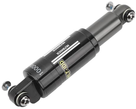 Amortiguador trasero Equlup, 185 mm/7,3 pulgadas, 1000 Lbs, Aluminio, para MTB y eléctrica