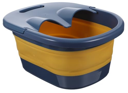 Didiseaon 1pc Foldable Foot Soaking Basin for Home Use Boys and Girls and Adults Foot Massage Bucket Space-saving Easy to Use Promotes Circulation