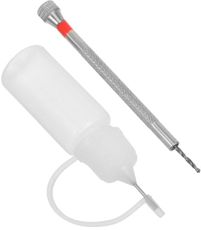 HOMSFOU 1set Mini Trapano Mano Da Utensile Manuale Per Foratura Di Plastica e Legno Per Fai Da Te e Crafting Include Tappi